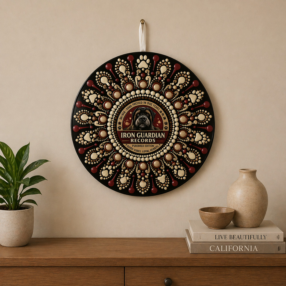 Iron Guardian Records Purebred Edition Vinyl Record Art Multicolor Hand Pressed